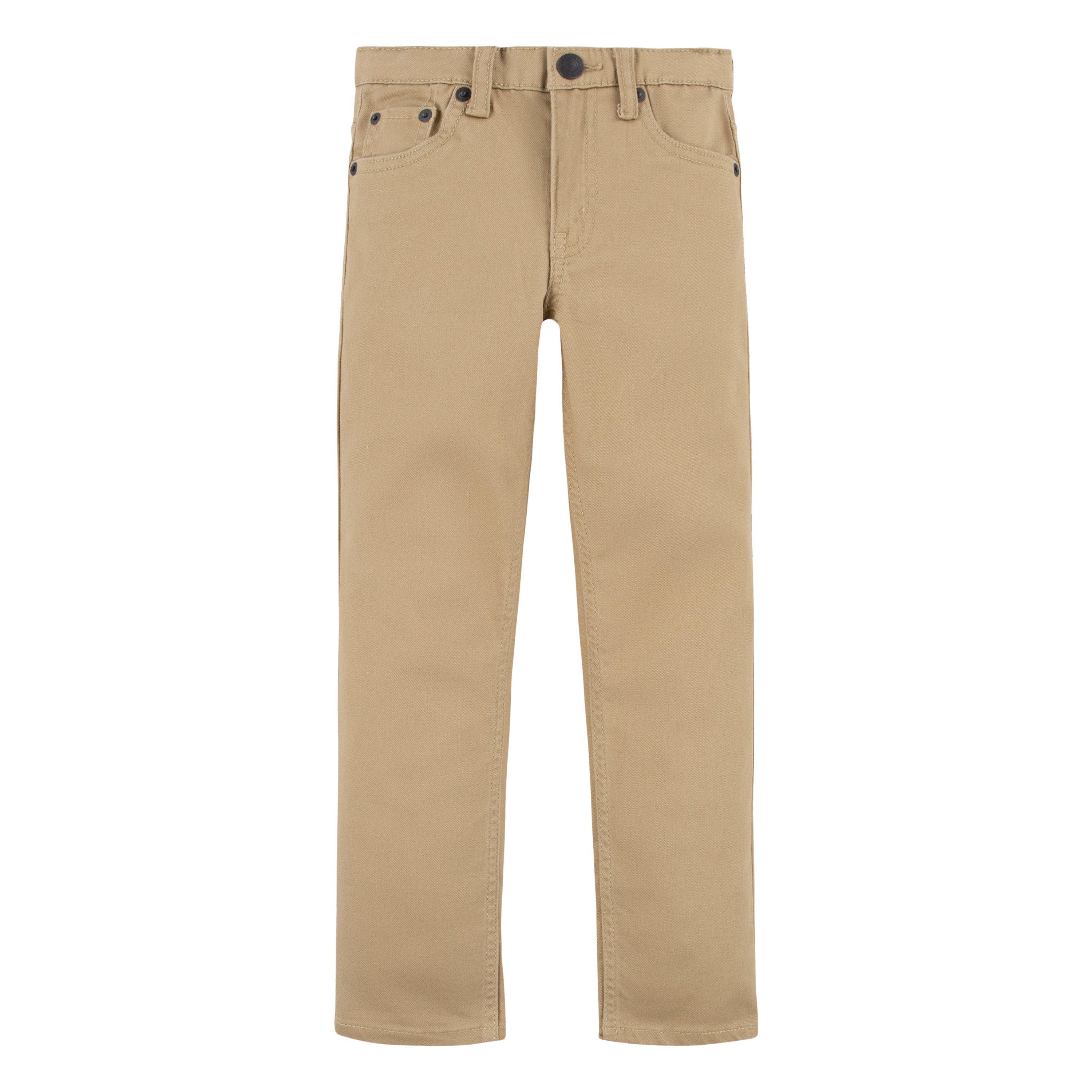 Levi's 502 Strong Performance Tapered Fit Little Boys' Khaki Denim Jeans - KHAKI